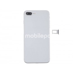 Battery Cover Silver Full Parts iPhone 8 Plus No Logo