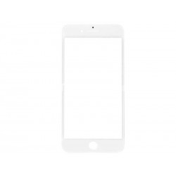 Vetro Bianco + Frame Ultra Resistente iPhone 8 Plus No Logo