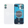 Rear Cover White + Holder + Magnetism Ring iPhone 16 Plus No Logo