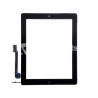 Touch Screen Black + Home Button Full + Adhesive iPad 4