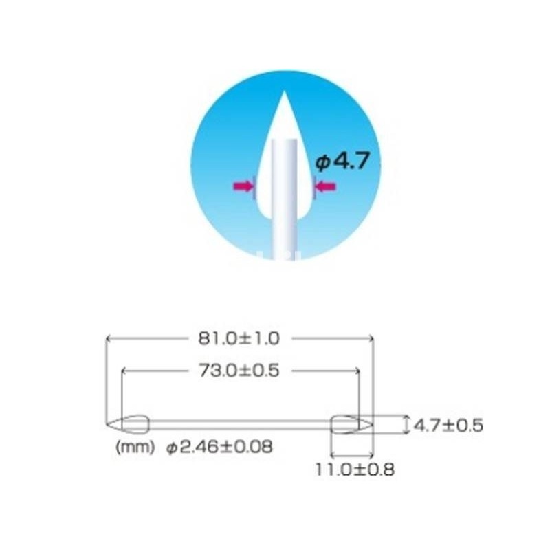 The cleaning cotton swab