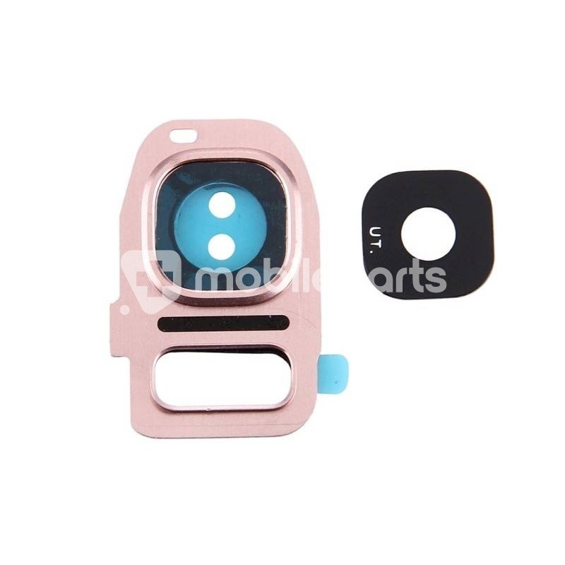 Camera Lens + Frame Rose Gold Fotocamera Samsung SM-G930 S7