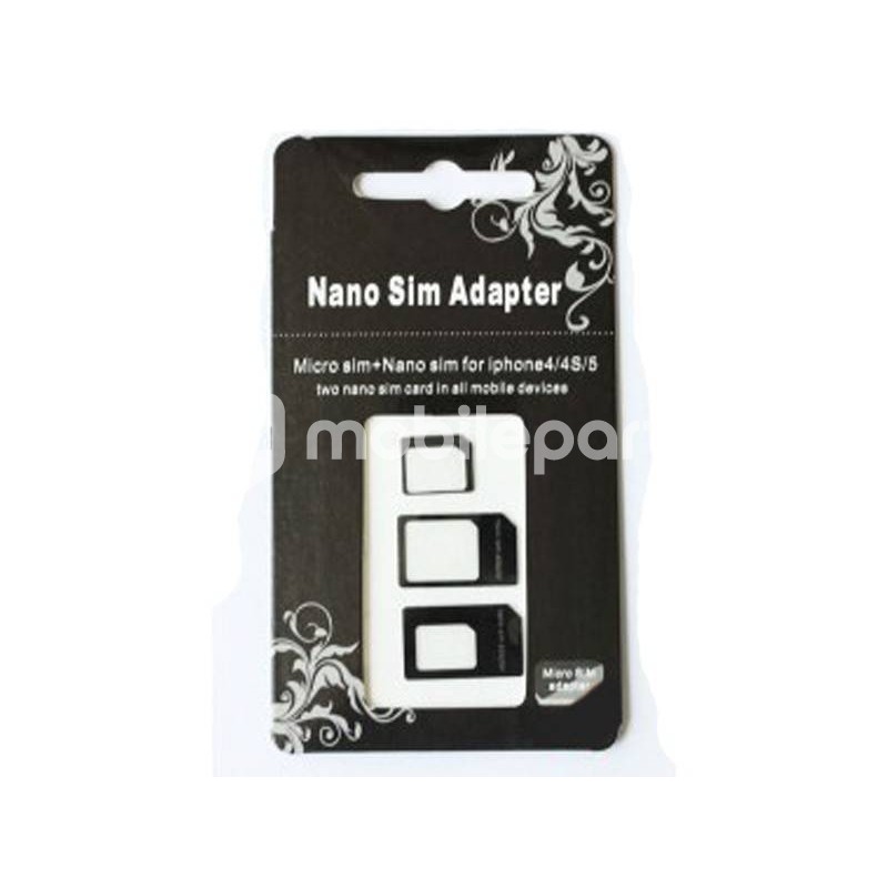 Black Nano Sim Adapter
