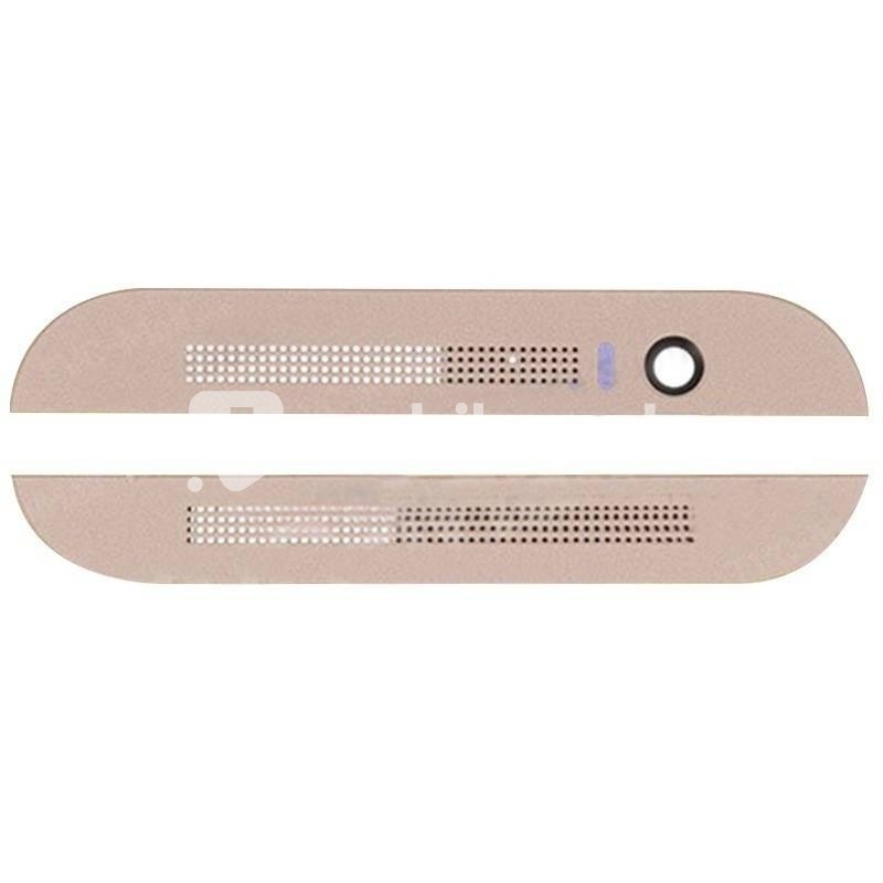 HTC One M8 Gold Top + Bottom Cover 
