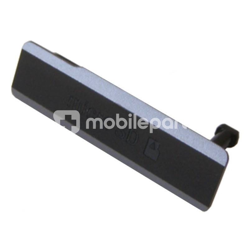 Xperia Z1 Black SD Card Port Cover