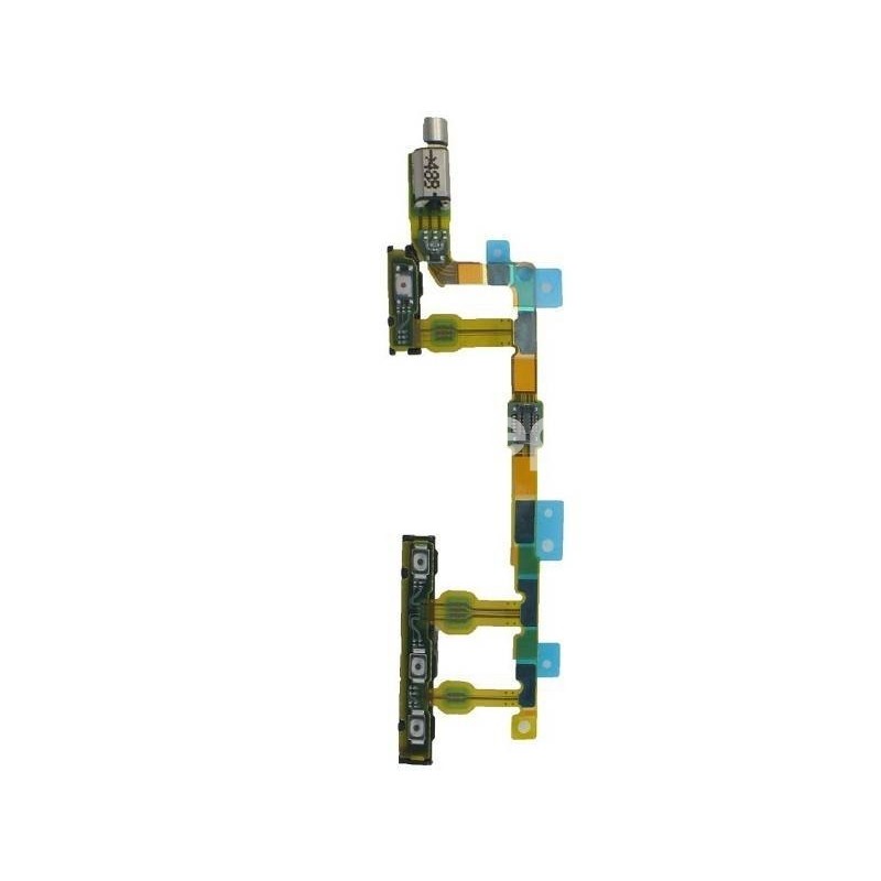 Xperia Z3 Compact Side Keys + Vibration Flex Cable No Logo