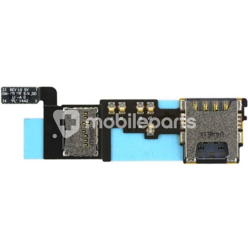 Samsung N910 Full Sim Card Reader Flex Cable