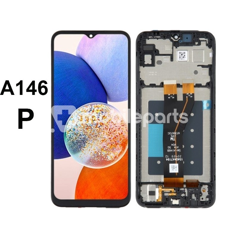 Display Touch + Frame Black Samsung SM -A146P A14 (IPS)