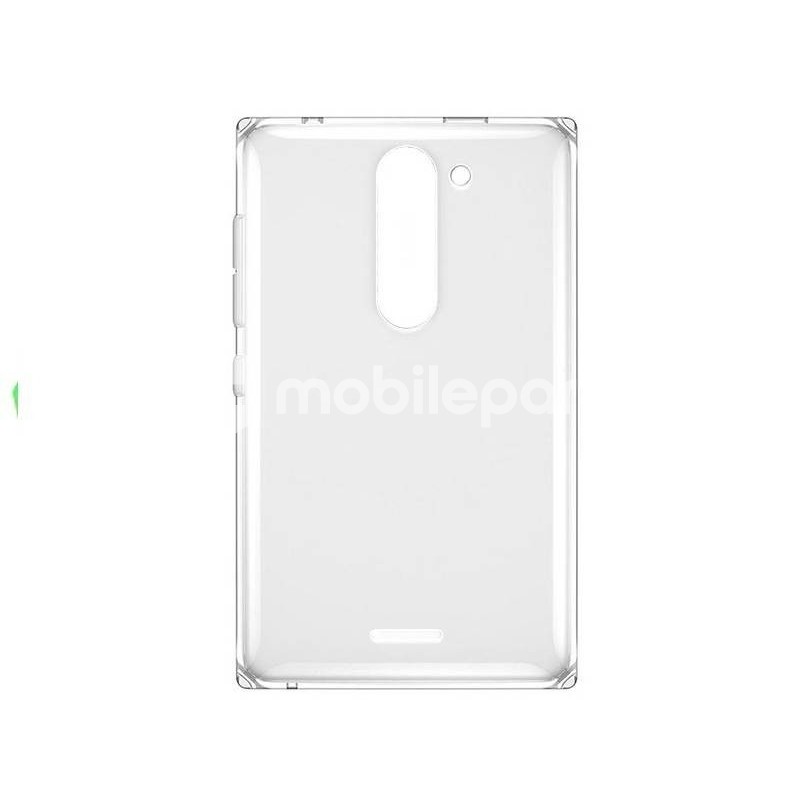 Nokia 502 Asha White Back Cover