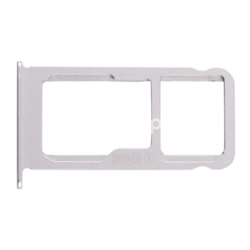 Sim Card + Micro SD Tray White Nokia 6.1 Plus