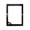 iPad 2 Black Touch Screen + Biadhesive + Full Central Button