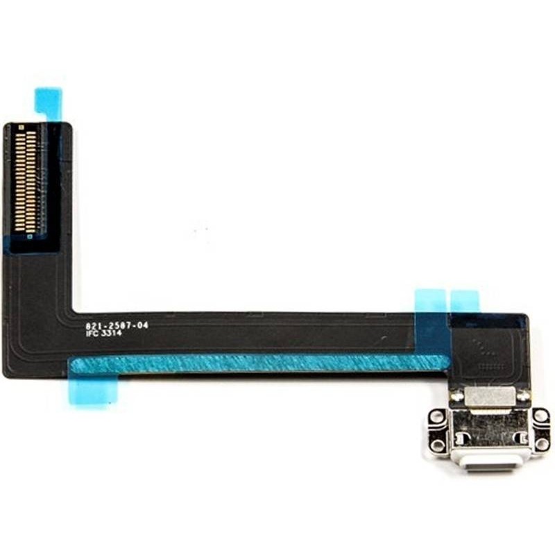 iPad Air 2 White Charging Connector Flex Cable No Logo
