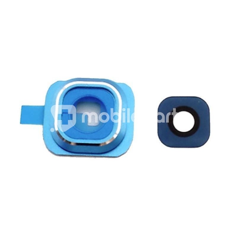 Samsung G920 S6 Camera Frame + Glass Lens for Light Blue Version