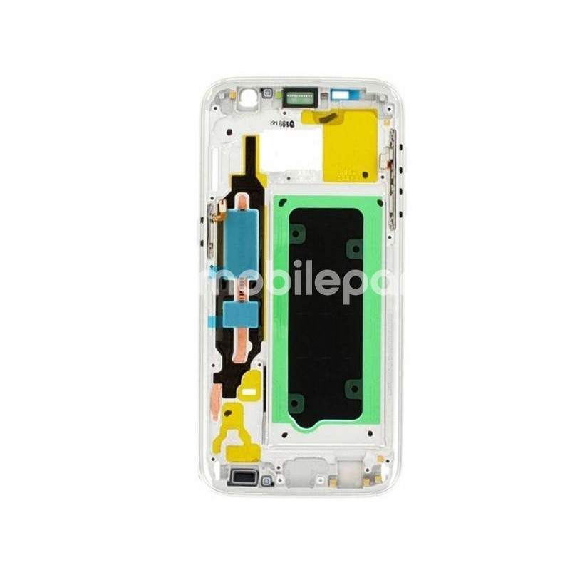 Samsung SM-G930 S7 Silver-White Middle Frame