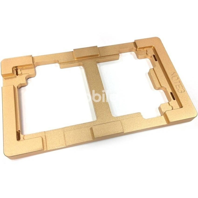 Gold Aluminium Positioning Stencil for Glass Touch Samsung SM-N9005 Note 3