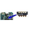Samsung SM-N910 Note 4 Battery to Motherboard 4 Pin Connector
