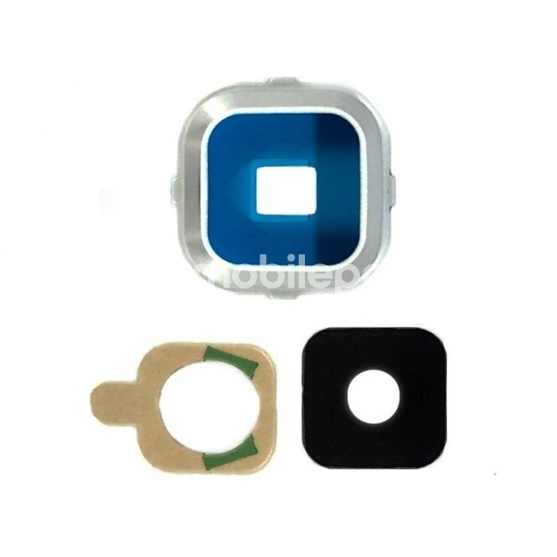 Samsung SM-A7 Camera Frame + Glass Lens White Version