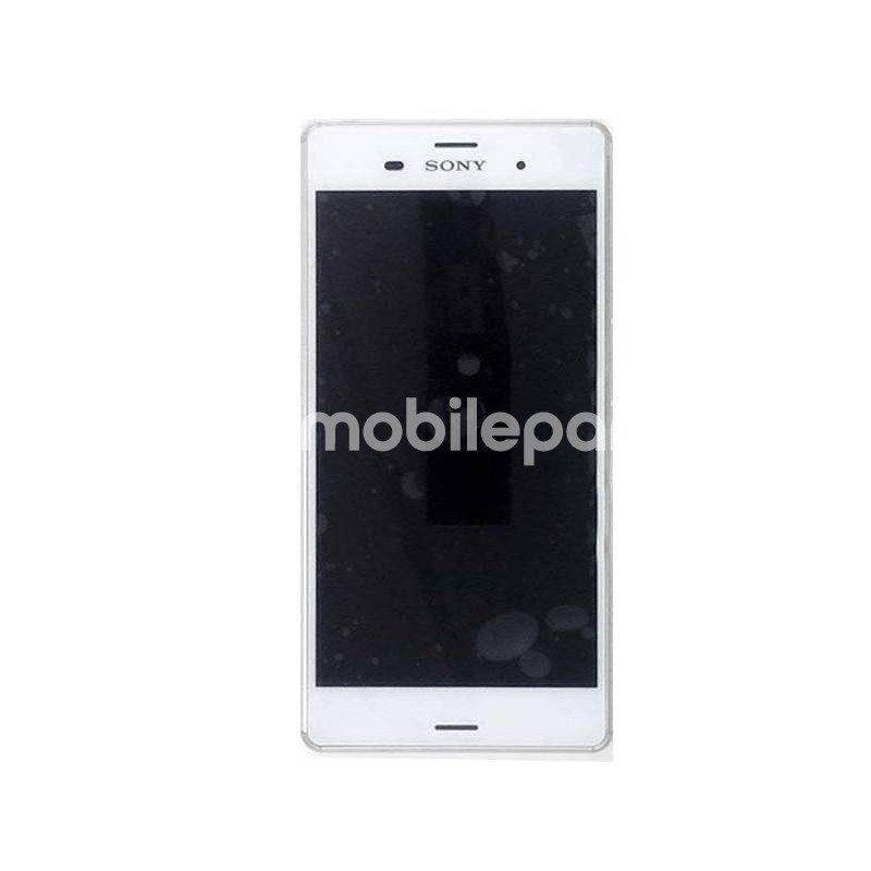 Xperia Z3 Dual Sim D6633 White Touch Display + Frame