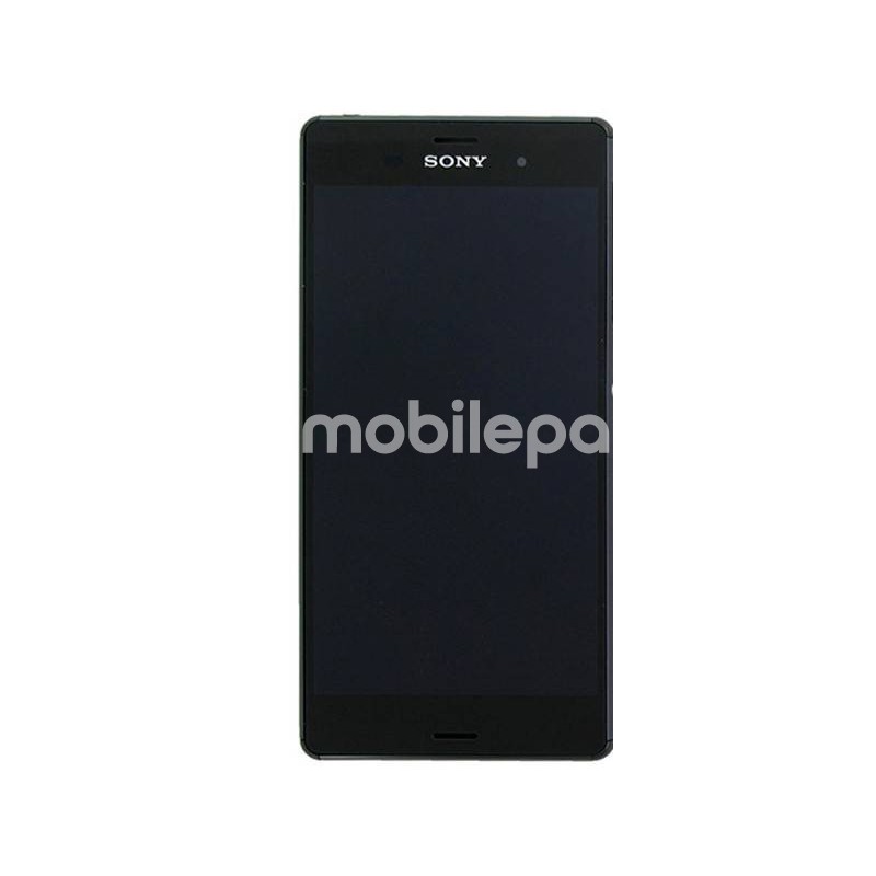 Xperia Z3 Dual Sim D6633 - D6683 Black Touch Display + Frame