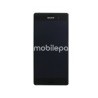 Xperia Z3 Dual Sim D6633 - D6683 Black Touch Display + Frame