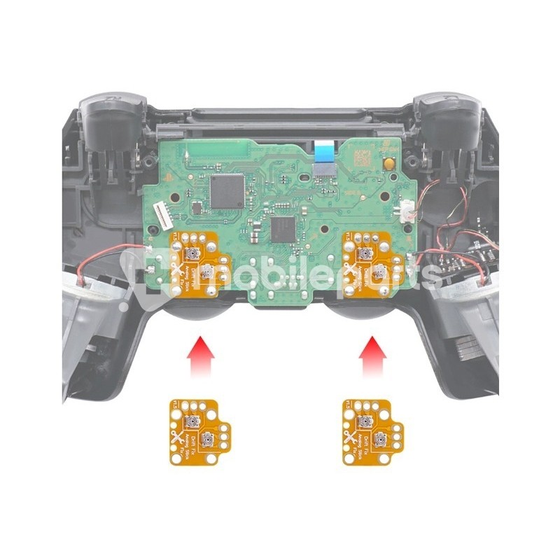 2 PCS Controller Analog Thumb Stick Drift Fix  PS4 - PS5 (ORANGE)
