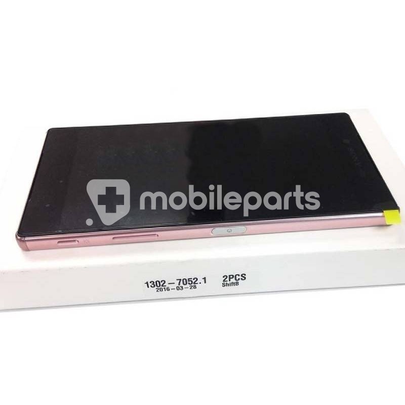 Xperia Z5 Premium E6853 Black Touch Display + Pink Frame