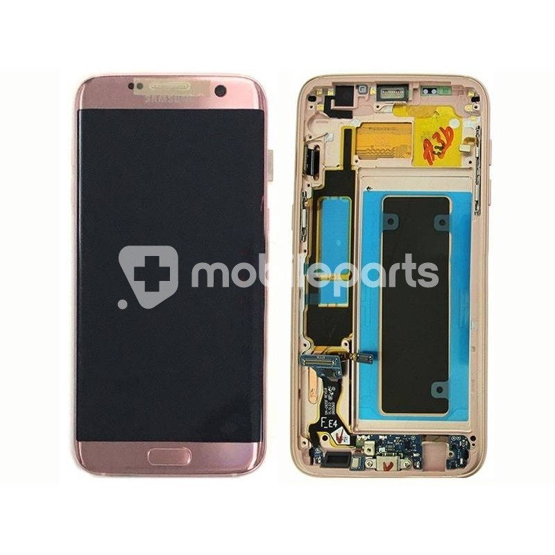 Display Touch + Frame Pink-Gold Samsung SM- G935 S7 Edge Ori