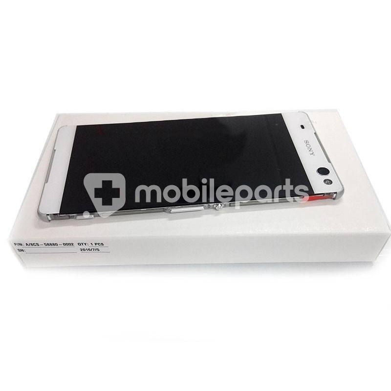 Xperia C5 Ultra E5533 White Touch Display + Frame