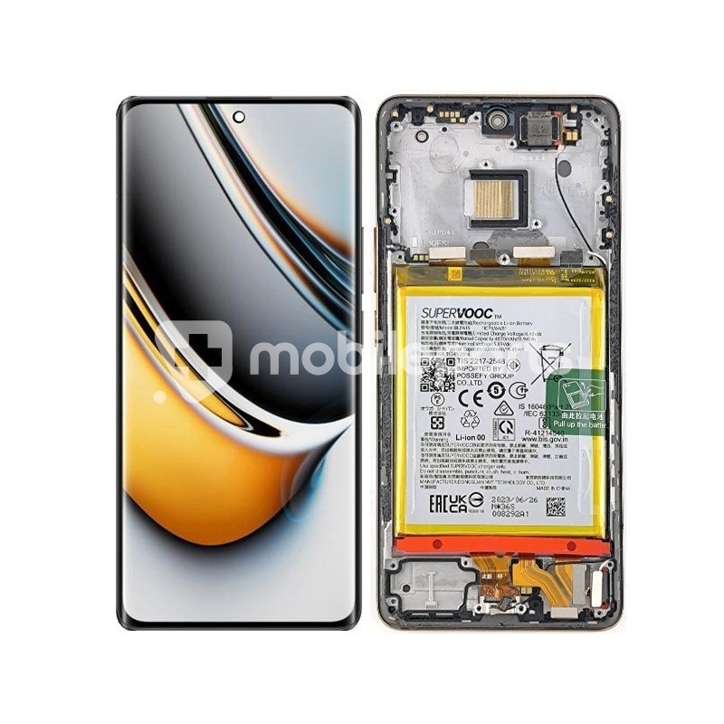 Display Touch + Frame Sunrise Beige Realme 11 Pro (Pulled)