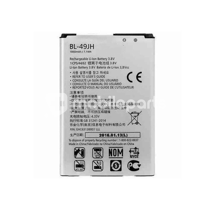 Battery BL-49JH 1940 mAh LG K4 K120E No Logo