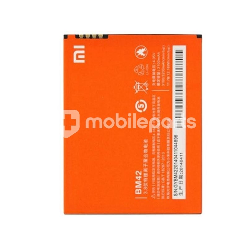 Xiaomi RedMi Note Battery No Logo