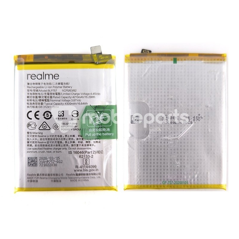 Battery BLP757 4500mAh Realme 6 (PULLED)