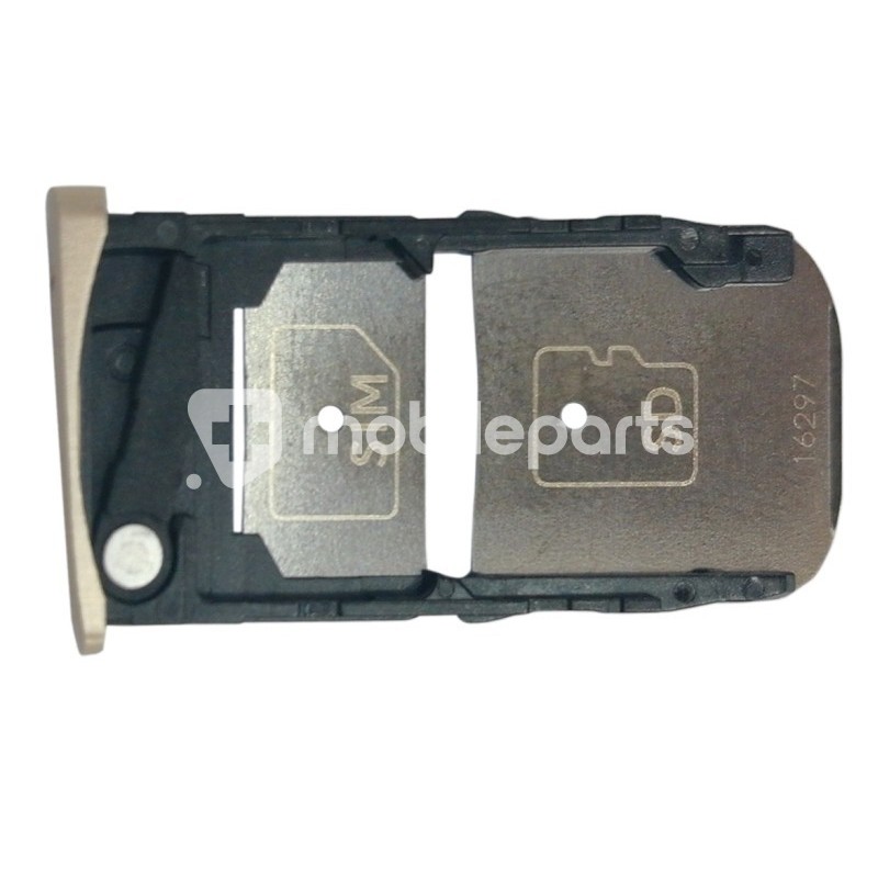 Sim Card + Micro SD Tray Gold Moto Z (XT1650)