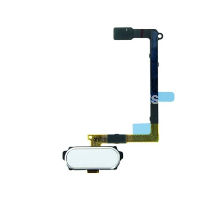 Tasto Home Bianco + Flat Cable Samsung SM-G920 S6
