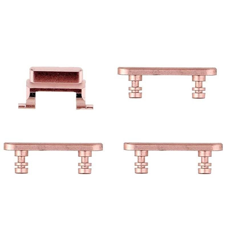 Side Keys Buttons Set Rose Gold iPhone 7