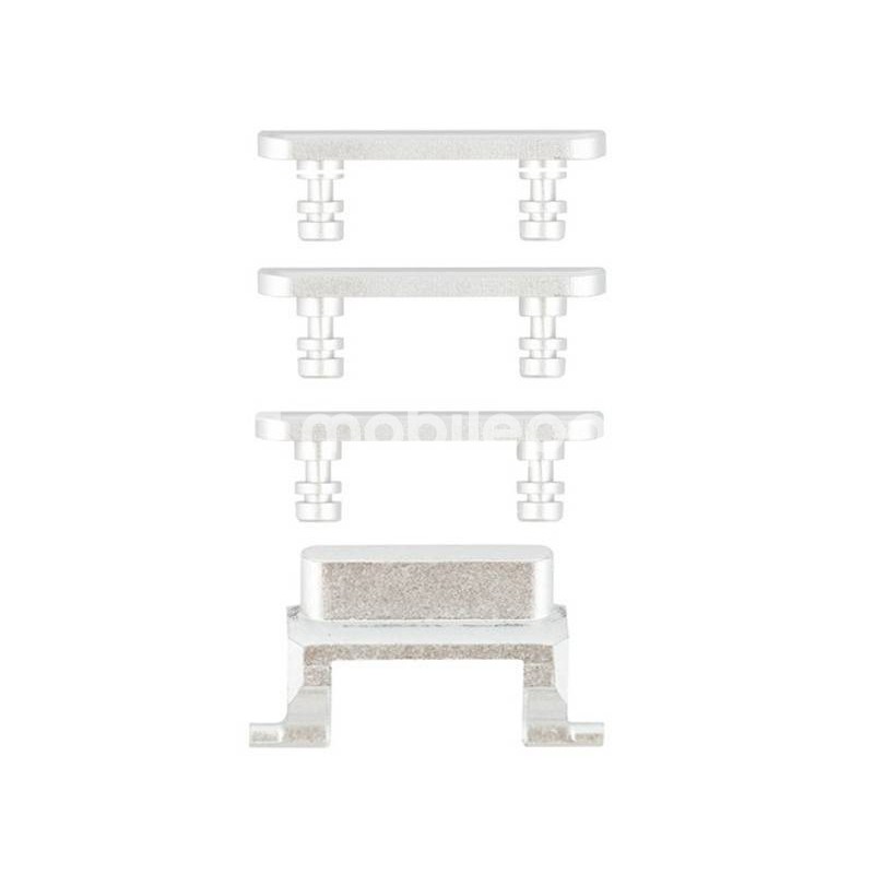 Side Keys Buttons Set Silver iPhone 7 PLus