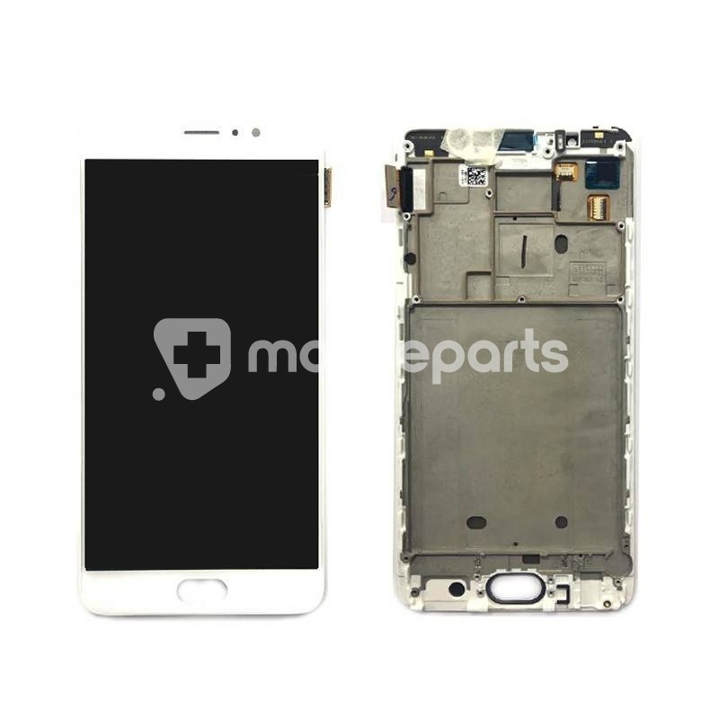 Lcd Touch White + Frame Meizu Pro 6 Plus