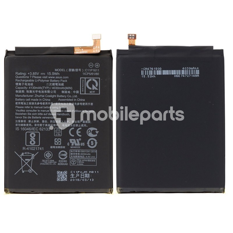 Battery C11P1611 4130 mAh Asus ZenFone 3 Max ZC520TL No Logo
