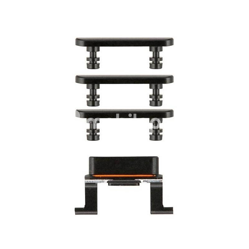 Side Keys Buttons Set Black iPhone 8