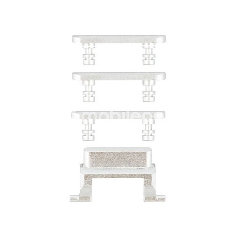 Side Keys Buttons Set White iPhone 8