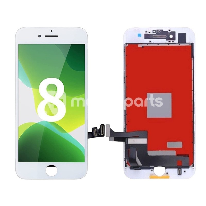 Display Touch White + Frame iPhone 8 No Logo