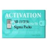 Sigma Pack 1 + Pack 2 + Pack 3 Activation