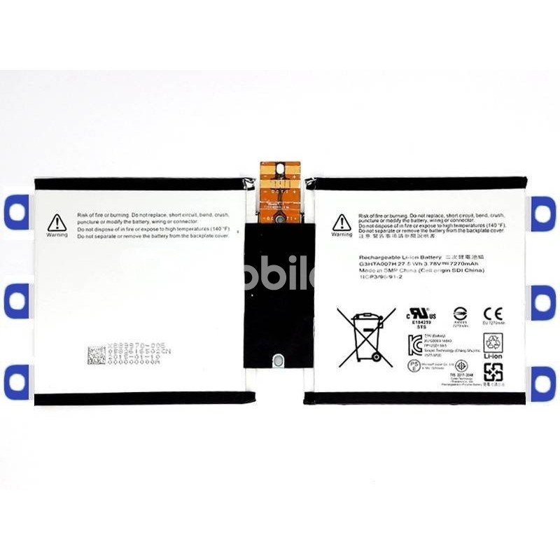 Battery G3HTA003H 7270 mAh Microsoft Surface 3 1645 No Logo
