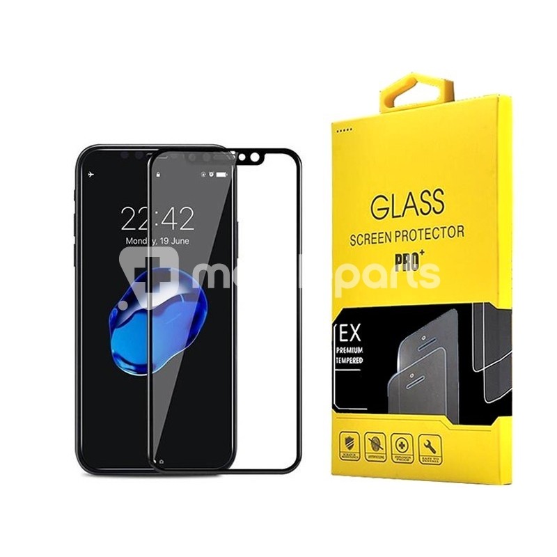 Premium Tempered Glass Protector Black iPhone X