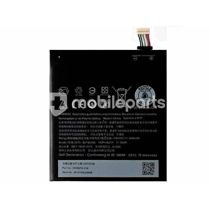 Battery 35h00255-01m 3000 mAh HTC Desire 10 Lifestyle No Logo