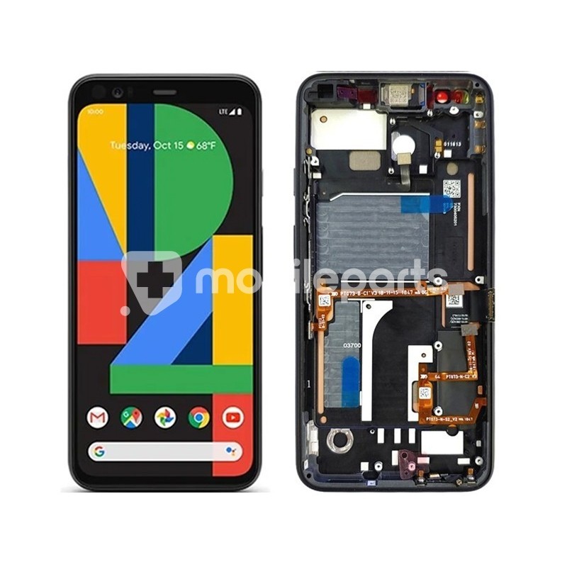 Display Touch + Frame Black Google Pixel 4 (Pulled)