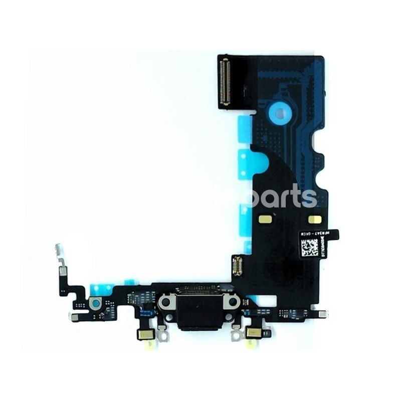 Charging Connector Black Flat Cable iPhone 8
