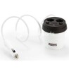 Remax Coffee Cup CR-2XP Car Charger 2Usb iPhone 8 White