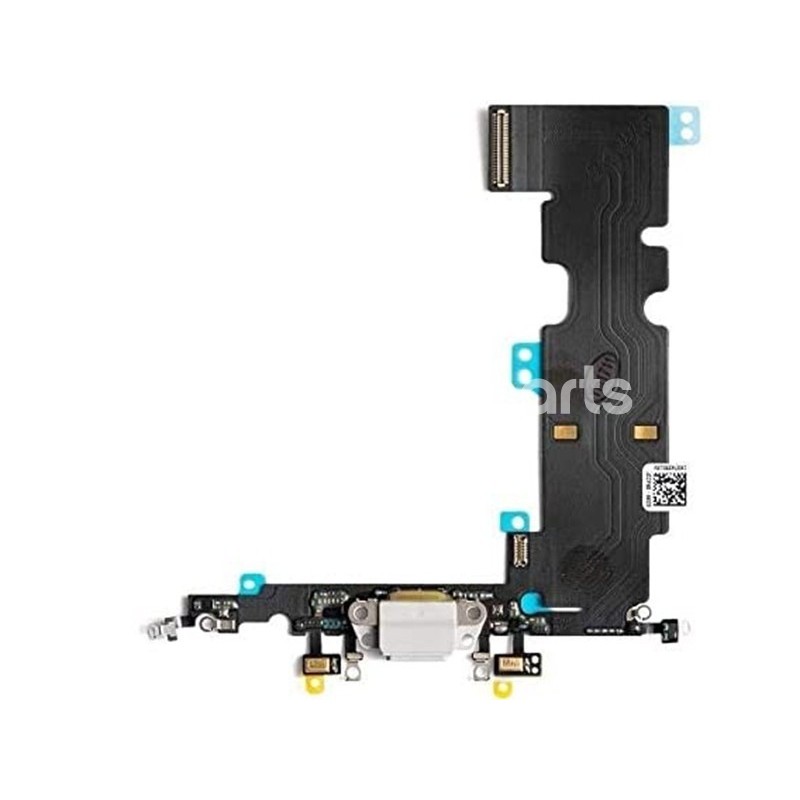 Charging Connector White Flat Cable iPhone 8 Plus