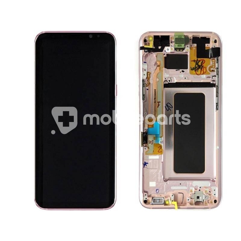 Display Touch Pink + Frame Samsung SM-G955F S8 Plus